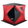 VEVOR 3-4 Person Outdoor Portable Ice Shelter Pop-Up Ice Fishing Shanty Tent