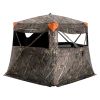 VEVOR Hunting Blind, 270° See Through Ground Blind, 4-5 Person Pop Up Deer Blind for Hunting with Carrying Bag, Portable Resilient Hunting Tent