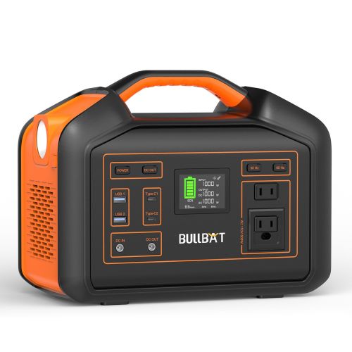 BULLBAT Portable Power Station Pioneer 500, 504Wh Lithium Battery Powered Outlet with 500W AC/60W PD/QC3.0 USB-A/12V DC BULLBAT Portable Power Station Pioneer 500, 504Wh Lithium Battery Powered Outlet with 500W AC/60W PD/QC3.0 USB-A/12V DC