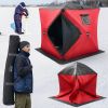 VEVOR 3-4 Person Outdoor Portable Ice Shelter Pop-Up Ice Fishing Shanty Tent