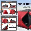 VEVOR 3-4 Person Outdoor Portable Ice Shelter Pop-Up Ice Fishing Shanty Tent