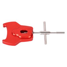 Fishing Reel Bearing Pin Remover Fishing Reel Baitcasting Maintenance Repair Tools Aluminium Alloy Spool Pin Puller For Fishing (Color: Red)