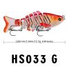 Funpesca 10cm 15.61g Hard Plastic 3d Bionic Eyes Freshwater Saltwater Bass Top Water Jointed Fish Lures