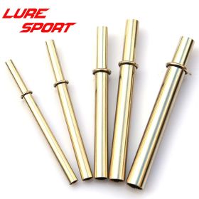 LureSport 5 sets Brass Ferrules Chrome Plated Rod connecting tube Mix Size Rod Building Component Repair Pole DIY Accessory (length: 1 each 5 6 7 8 9)