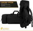 VOTAGOO Double Rifle Case Gun Bag, Safely Long-Barrel Firearm Transportation Cases Locks