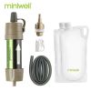 Miniwell L630 Portable Outdoor Water Filter Survival Kit with Bag for Camping ,Hiking & Travelling