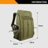 Mountaineering Tactical Medical Backpack Outdoor Hiking Cycling Emergency Supplies Package Multi-functional Oxford Cloth Bag