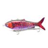 Robotic Fishing Lure USB Rechargeable Self Swimming Fishing Lures Smart Lure Automatic Electronic Fish Multi-joint Bait Handy